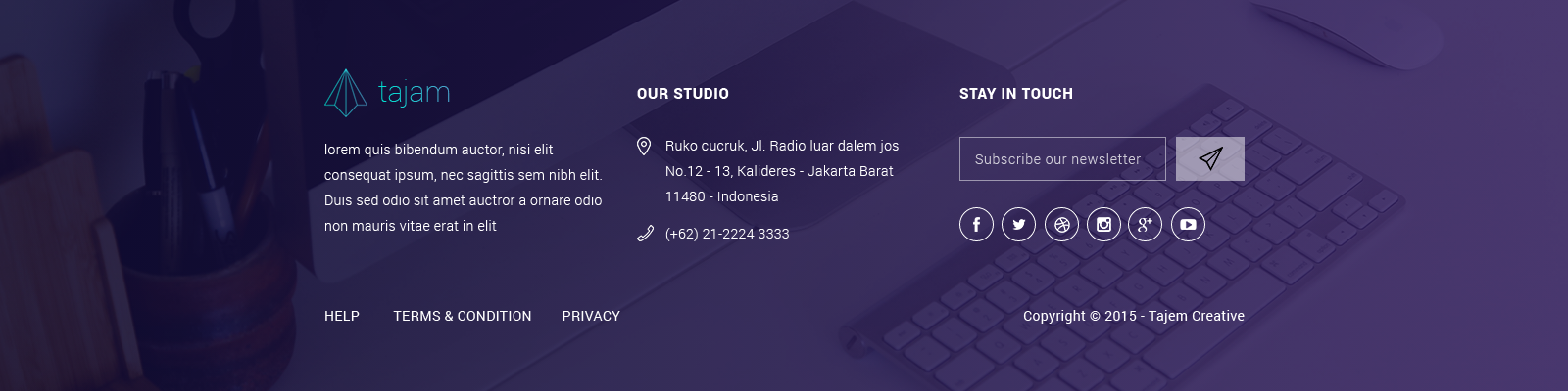 Photo Footer